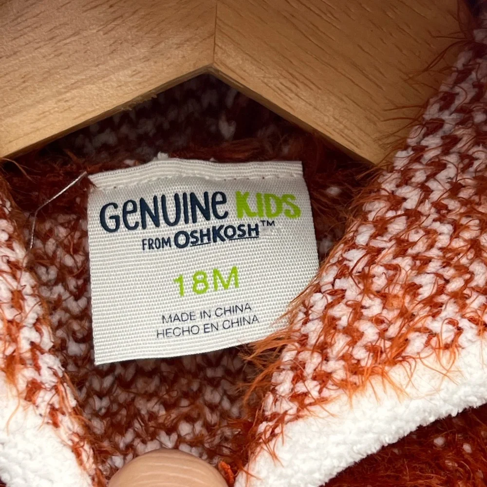Genuine Kids From Oshkosh Baby Fawn Hooded Sweat
